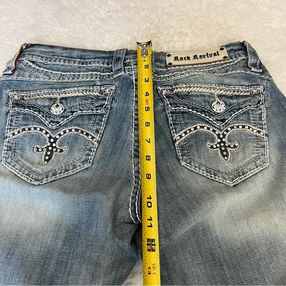 Rock Revival Buckle Sasha Easy Boot Women Jeans size 27 - Picture 8 of 12